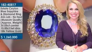 Sapphire Throwback: Remembering the $1.26 million Sapphire Ring going for 60% OFF at 2017 Trunk Show