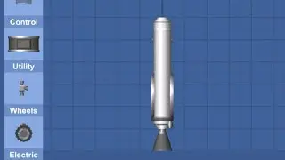 Explorer 1 model rocket like concept with BP