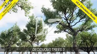 DZ Trees - Deciduous Trees 3, Fully Modeled Cork Oaks (Fall)
