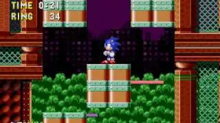 Sonic Remastered (Sega Genesis/MegaDrive Hack) Gameplay Part 3 (Spring Yard Zone)