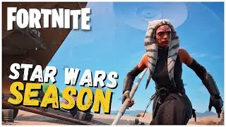FORTNITE: Battle Royale - Star Wars Season / Solo (4K Gameplay)