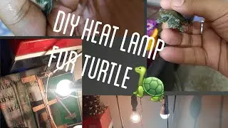 DIY BASKING LAMP|| TURTLES || CHEAP BASKING LAMP