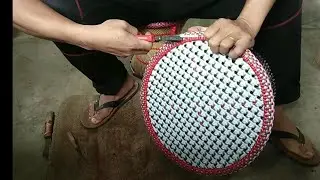 Craft/Bamboo Stool (MORA) PART-III-AbtNaga/ how to make fine mora.