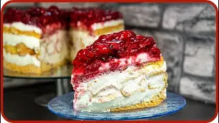 Wahnsinnig lecker und unfassbar einfach | Windbeuteltorte mit Himbeeren