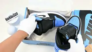 Unbox:  Air Jordan 1 Retro High OG &ldquo;UNC Toe&rdquo;