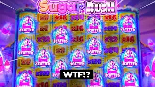 I almost got a max win on sugar twist 32 spin bonus on a $10,000 bonus buy unbelievable win