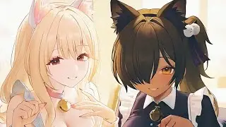 Tia & Naga's Cat Game (NIKKE CN Special Scene) | NIKKE