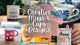 Creative Mugs and Cups Design Ideas | Best Handmade Ceramic Designs | #SilkandMarbleDesign