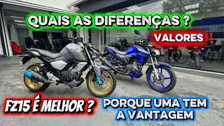  FZ15 VS Factor quais as diferenças e valores ‼️