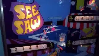 See Saw Pinball Bally 1970 fully overhauled fully explained