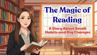 The Magic of Reading – A Story About Small Habits and Big Changes #learnenglish #beginnerenglish