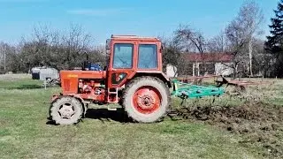 Likwidacja łąki / MTZ82 & kultywator & brony /