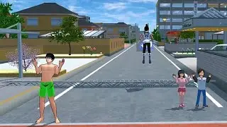 Jumps one by one Sakuraschool simulation#shortfilm #beriX05