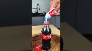 Mix toothpaste with Coca-Cola, you'llnever believe the result! #shorts #tips