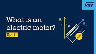 What is an electric motor? Magnetic fields, torque, back EMF & PWM control basics | Ep. 1