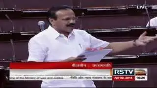 Reply of Sh. D V Sadananda Gowda to the discussion on the working of the Ministry of Law and Justice