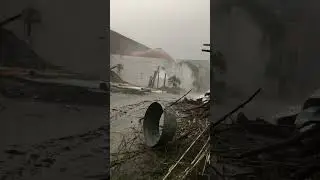 Una tormenta en Santa Mar&iacute;a Texcatitl&aacute;n antes del d&iacute;a delas madre