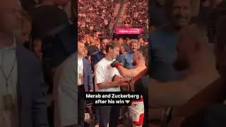 Merab 🤝 Zuckerberg #UFC320