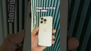 iPhone 16 Pro का full unboxingऔर first impression इस वीडियो में देखें।#iphone16pro #apple #techindia