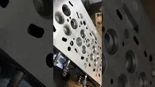Valve and valve seat cleaning on VW engine #mechanic #carrepair #viral #vw #shorts #automobile