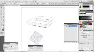 Make hatch marks (hatching) in Illustrator CS5