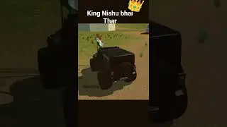 King Nishu Deswal bhai nice Thar powerful gadi 👑👿⛽