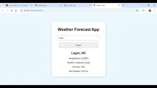 Weather app project