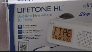 Bed shaker smoke alarm helps those hard of hearing