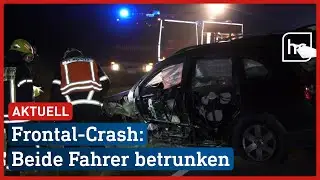 Frontalunfall: beide Autofahrer betrunken | hessenschau