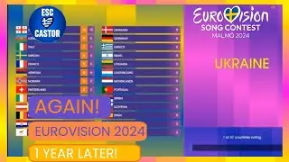 Eurovision 2024 Simulation 1 YEAR LATER! | Who will win? Watch whole video 🇪🇺🔥💥