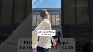 POV : ce serveur qui ne regarde pas ton code de carte bleue #humour #pourtoi #serveur #vacances