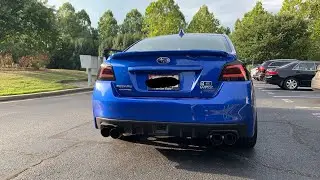 2019 WRX Subispeed V2 taillights Invidia R400 exhaust