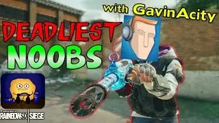 DEADLIEST NOOBS (Ft. GavinAcity) - Rainbow Six Siege Ranked PC Highlights (Red Crow)
