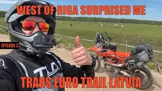 Didn&rsquo;t see this coming - Awesome trails West from Riga -E3- Solo motorcycle adventure in the Baltics