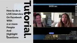 How to do a LIVE Zoom Interview on Facebook (Facebook Live with 2+ People)