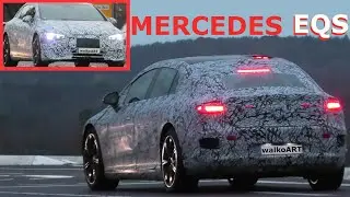 Mercedes Erlk&ouml;nig * EQS Prototypen V297 Testfahrten * EQS prototypes * 4K SPY VIDEO
