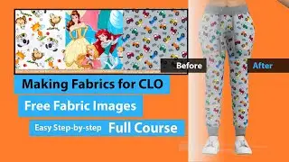 How to Make a Perfect Fabric for CLO 3D step-by-step