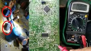 Onida TV EHT supply ok, power LED off, Standby problem.