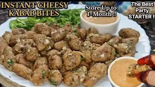 Ramzan Spl-Cheese-Stuff Mutton Kabab Bites| The Best IFTAR PARTI STARTER| New Mutton Kabab Recipe 