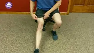 How to Get Rid of Knee Pain # 3   Knee Extension in Sitting Heel on Floor