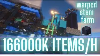MINECRAFT 1.17.1 Warped Stem FARM para versiones superiores