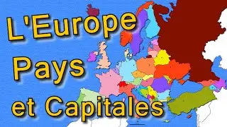 Les pays de l'europe et leurs capitales, géographie