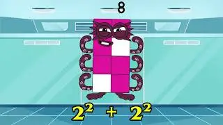 NUMBERBLOCKS SQUARE CLUB ADDITION - Learning 2&sup2; Addition | NSO | Numberblocks_School_Online