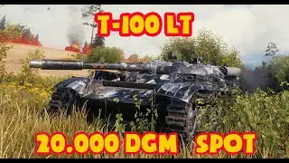 World of Tanks T-100 LT Good skills and enthusiastic support team