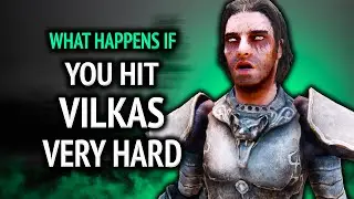 Skyrim ٠ What Happens If You Hit Vilkas Very Hard On The Test