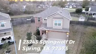 Property Tour: 23743 Springwolf Dr, Spring TX 77373 | 5 bed, 3 bath, 2,943 sq.ft.