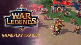 War Legends: Мобильная стратегия в реальном времени ☆ Официальный геймплейный трейлер