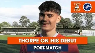 POST-MATCH | Elliot Thorpe on making his Luton Town debut for the Development Squad!