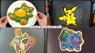 Pokemon Pancake Art Compilation