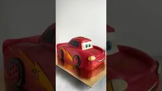 McQueen cake #funfood #cakeinspo #cakeart